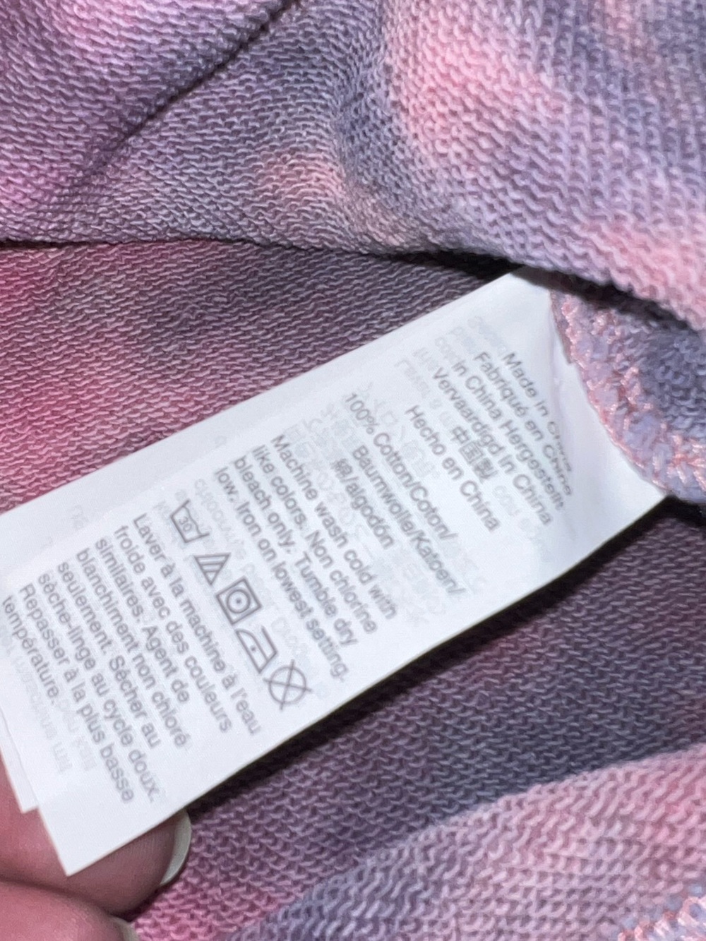 Madewell Tie-Dye Pullover Soft Pastel Crewneck Lounge Casual Sweatshirt Size M - Picture 8 of 8